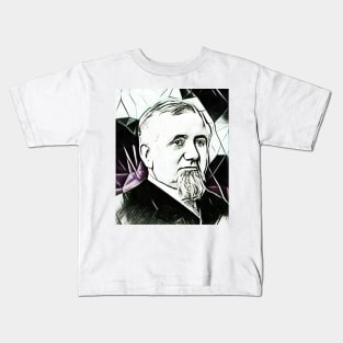 George Pullman Black and White Portrait | George Pullman Artwork 3 Kids T-Shirt